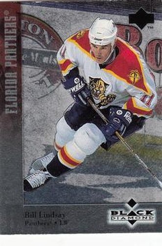 #11 Bill Lindsay - Florida Panthers - 1996-97 Upper Deck Black Diamond Hockey