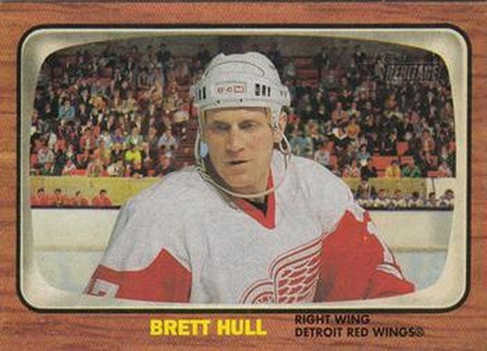 #11 Brett Hull - Detroit Red Wings - 2002-03 Topps Heritage Hockey