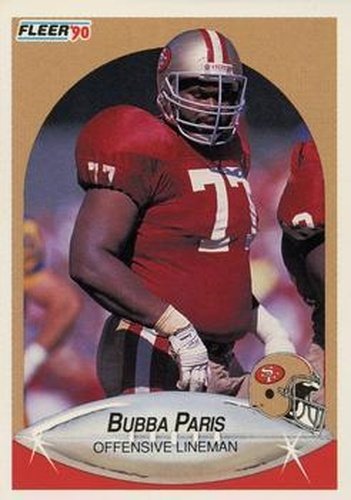 #11 Bubba Paris - San Francisco 49ers - 1990 Fleer Football