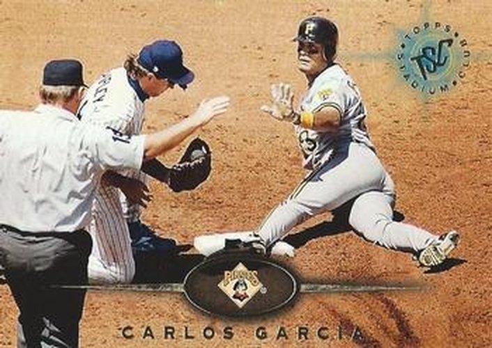 #11 Carlos Garcia - Pittsburgh Pirates - 1995 Stadium Club Baseball