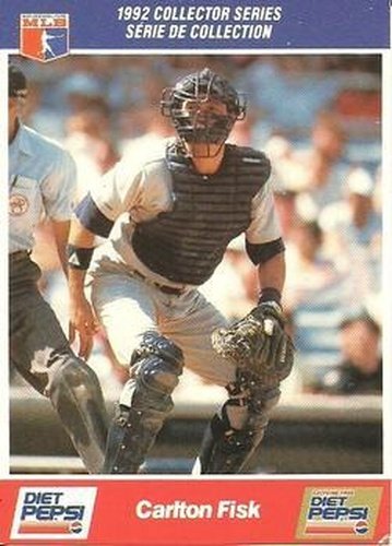 #11 Carlton Fisk - Chicago White Sox - 1992 Diet Pepsi Baseball