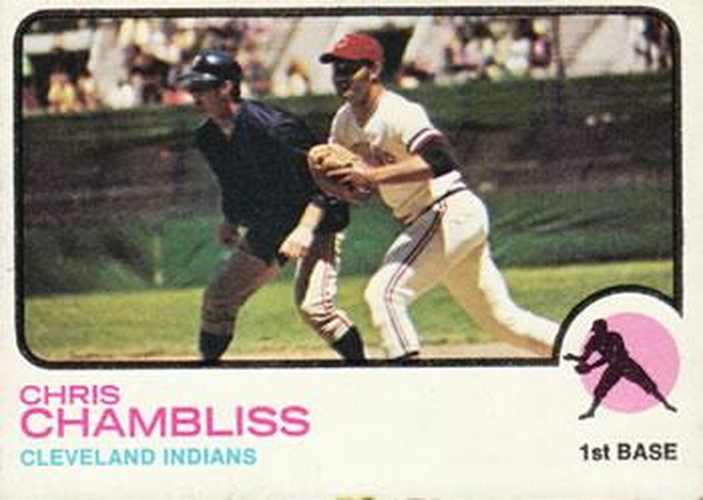 #11 Chris Chambliss - Cleveland Indians - 1973 Topps Baseball