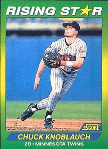 #11 Chuck Knoblauch - Minnesota Twins - 1992 Score 100 Rising Stars Baseball