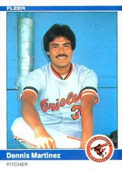 #11 Dennis Martinez - Baltimore Orioles - 1984 Fleer Baseball