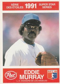 #11 Eddie Murray - Los Angeles Dodgers - 1991 Post Canada Super Star Series Baseball