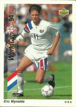 #11 Eric Wynalda - USA - 1993 Upper Deck World Cup Preview English/Spanish Soccer