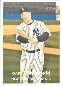 #11 Gary Sheffield - New York Yankees - 2006 Topps Heritage Baseball