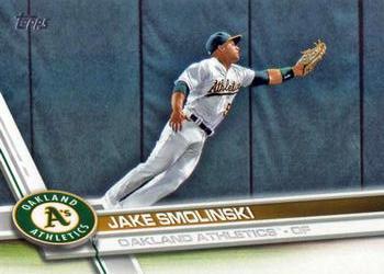 #11 Jake Smolinski - Oakland Athletics - 2017 Topps Baseball