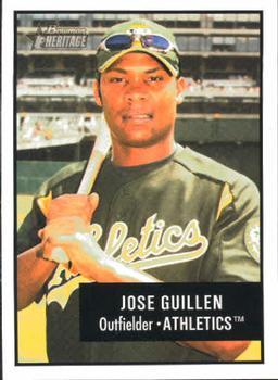#11 Jose Guillen - Oakland Athletics - 2003 Bowman Heritage Baseball