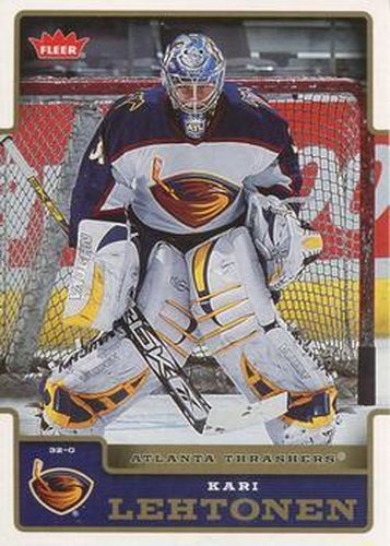 #11 Kari Lehtonen - Atlanta Thrashers - 2006-07 Fleer Hockey