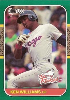 #11 - Ken Williams - Chicago White Sox - 1987 Donruss The Rookies Baseball