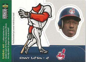 #11 Kenny Lofton - Cleveland Indians - 1998 Collector's Choice - Mini Bobbing Heads Baseball