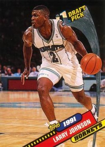 #11 Larry Johnson - Charlotte Hornets - 1992-93 Topps Archives Basketball