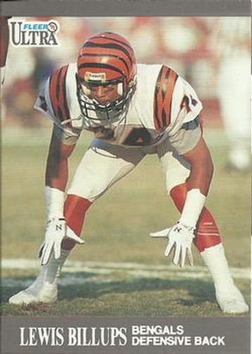 #11 Lewis Billups - Cincinnati Bengals - 1991 Ultra Football