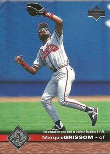 #11 Marquis Grissom - Atlanta Braves - 1997 Upper Deck Baseball