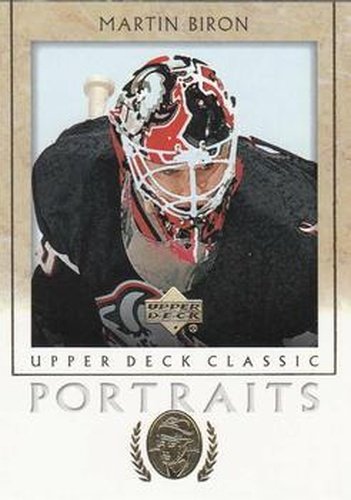 #11 Martin Biron - Buffalo Sabres - 2002-03 Upper Deck Classic Portraits Hockey