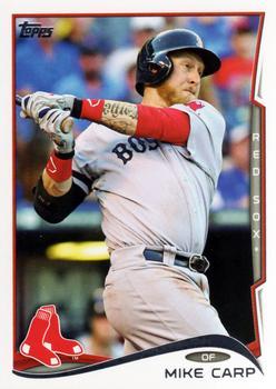 #11 Mike Carp - Boston Red Sox - 2014 Topps Baseball