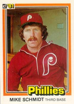 #11 Mike Schmidt - Philadelphia Phillies - 1981 Donruss Baseball