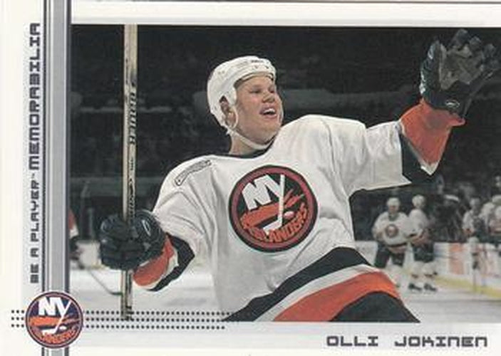 #11 Olli Jokinen - New York Islanders - 2000-01 Be a Player Memorabilia Hockey
