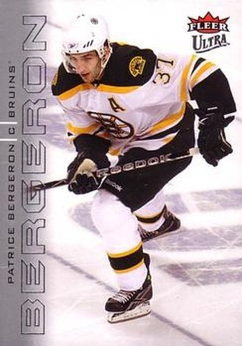 #11 Patrice Bergeron - Boston Bruins - 2009-10 Ultra Hockey