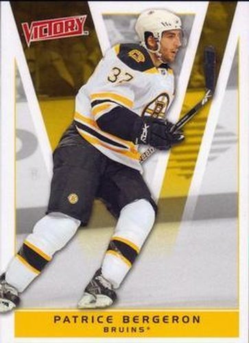 #11 Patrice Bergeron - Boston Bruins - 2010-11 Upper Deck Victory Hockey