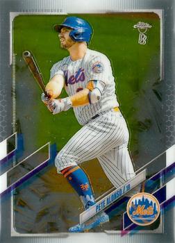 #11 Pete Alonso - New York Mets - 2021 Topps Chrome Ben Baller Edition Baseball