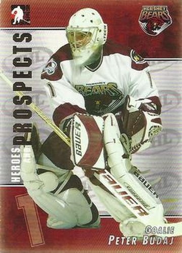 #11 Peter Budaj - Hershey Bears - 2004-05 In The Game Heroes and Prospects Hockey