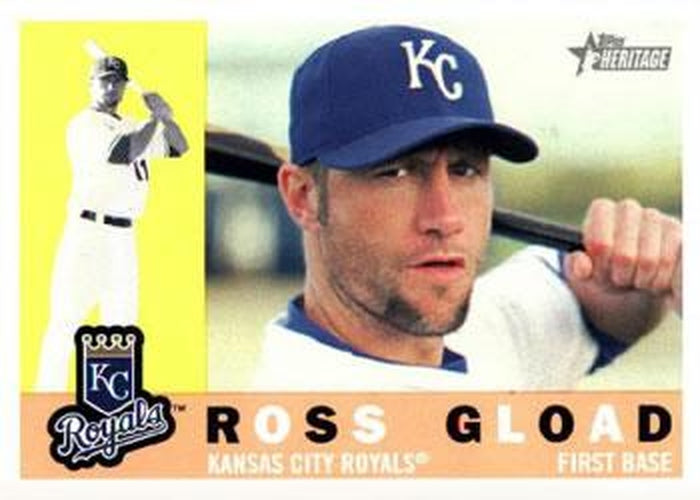 #11 Ross Gload - Kansas City Royals - 2009 Topps Heritage Baseball