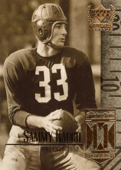 #11 Sammy Baugh - Washington Redskins - 1999 Upper Deck Century Legends Football