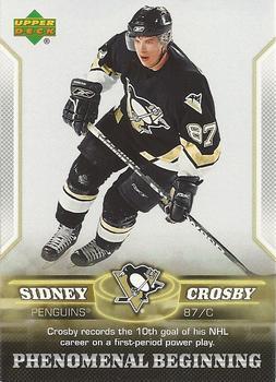 #11 Sidney Crosby - Pittsburgh Penguins - 2005-06 Upper Deck Phenomenal Beginning Hockey