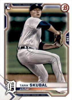 #11 Tarik Skubal - Detroit Tigers - 2021 Bowman Baseball
