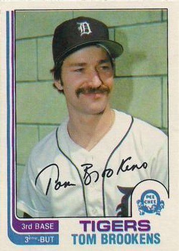 #11 Tom Brookens - Detroit Tigers - 1982 O-Pee-Chee Baseball