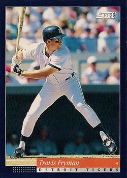 #11 Travis Fryman - Detroit Tigers -1994 Score Baseball