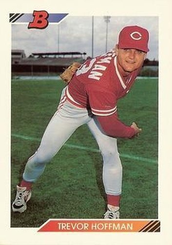 #11 Trevor Hoffman - Cincinnati Reds - 1992 Bowman Baseball