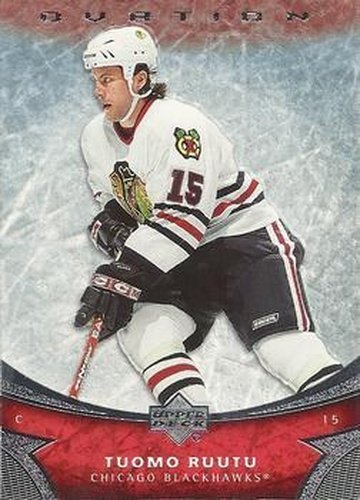 #11 Tuomo Ruutu - Chicago Blackhawks - 2006-07 Upper Deck Ovation Hockey