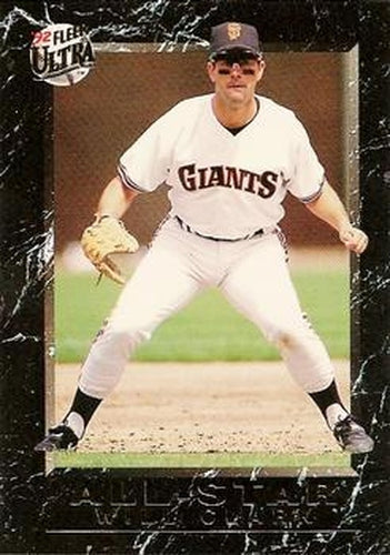 #11 Will Clark - San Francisco Giants - 1992 Ultra Baseball - All-Stars