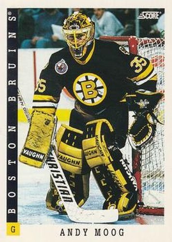 #11 Andy Moog - Boston Bruins - 1993-94 Score Canadian Hockey