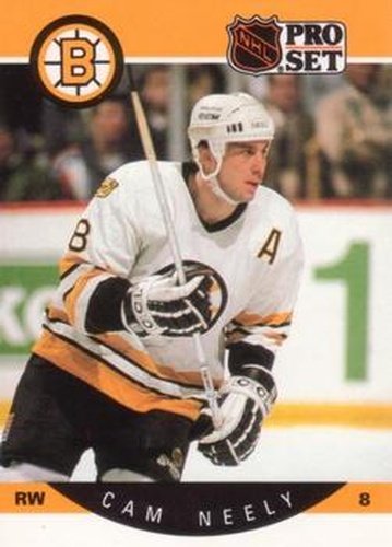#11 Cam Neely - Boston Bruins - 1990-91 Pro Set Hockey