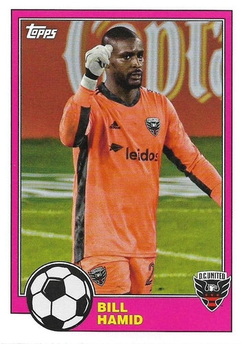 #T81-11 Bill Hamid - D.C. United - 2021 Topps MLS Soccer - 1981 Throwback