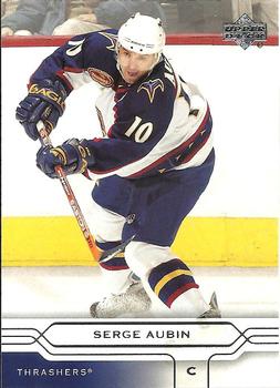 #11 Serge Aubin - Atlanta Thrashers - 2004-05 Upper Deck Hockey