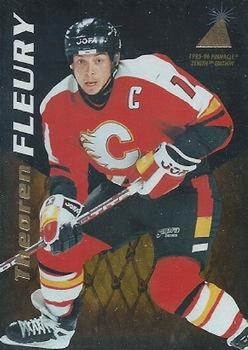 #11 Theoren Fleury - Calgary Flames - 1995-96 Zenith Hockey
