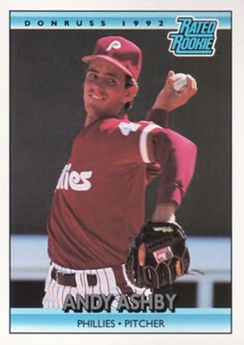 #11 Andy Ashby - Philadelphia Phillies - 1992 Donruss Baseball