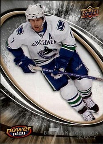 #11 Brendan Morrison - Anaheim Ducks - 2008-09 Upper Deck Power Play Box Set Hockey