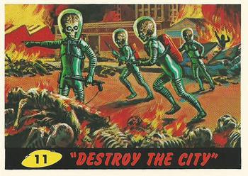 #11 "Destroy the City" - 1994 Topps Mars Attacks