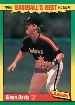 #11 Glenn Davis - Houston Astros - 1988 Fleer Baseball's Best Sluggers vs Pitchers