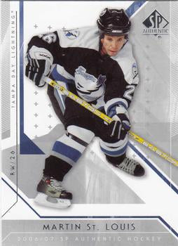 #11 Martin St. Louis - Tampa Bay Lightning - 2006-07 SP Authentic Hockey