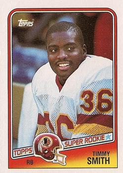 #11 Timmy Smith - Washington Redskins - 1988 Topps Football