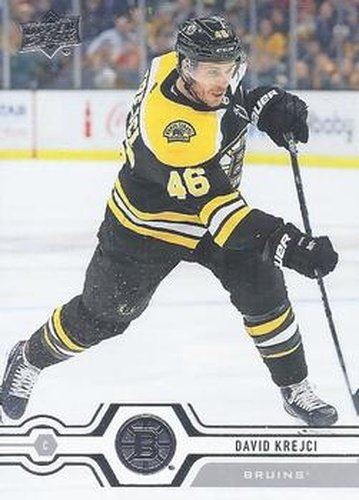 #11 David Krejci - Boston Bruins - 2019-20 Upper Deck Hockey