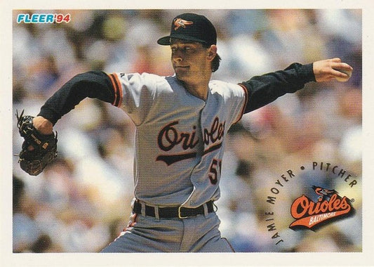 #11 Jamie Moyer - Baltimore Orioles - 1994 Fleer Baseball