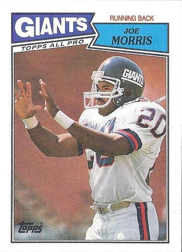 #11 Joe Morris - New York Giants - 1987 Topps Football